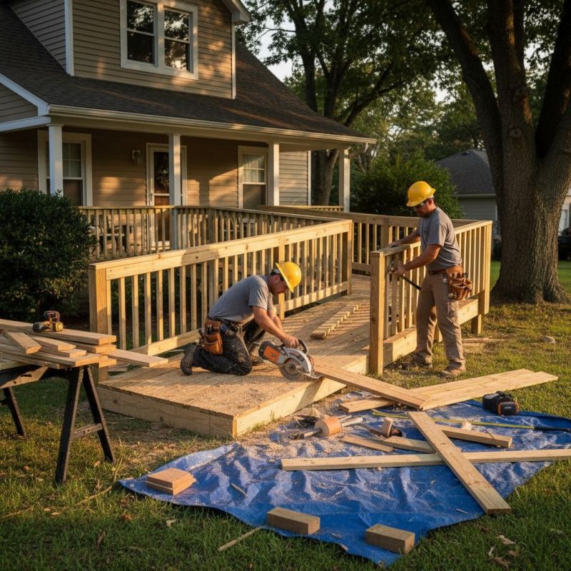 Wood Ramp Repair in Overland Park, KS