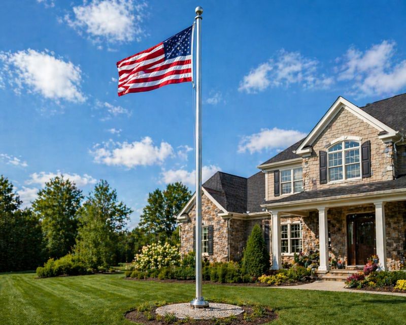 Flagpole Installation in Olathe, KS
