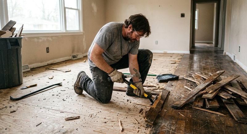 Hardwood Floor Removal in Denver County, CO
